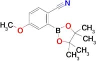 4-Methoxy-2-(4,4,5,5-tetramethyl-1,3,2-dioxaborolan-2-yl)benzonitrile