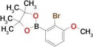 2-(2-Bromo-3-methoxyphenyl)-4,4,5,5-tetramethyl-1,3,2-dioxaborolane
