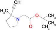 tert-Butyl 2-(2-ethynyl-2-methylpyrrolidin-1-yl)acetate