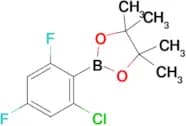 2-(2-Chloro-4,6-difluorophenyl)-4,4,5,5-tetramethyl-1,3,2-dioxaborolane