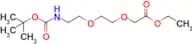 Ethyl 2,2-dimethyl-4-oxo-3,8,11-trioxa-5-azatridecan-13-oate