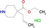 Ethyl 4-allylpiperidine-4-carboxylate hydrochloride