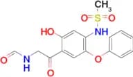 N-(2-(2-Hydroxy-4-(methylsulfonamido)-5-phenoxyphenyl)-2-oxoethyl)formamide