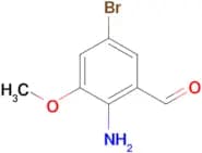 2-Amino-5-bromo-3-methoxybenzaldehyde