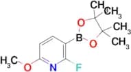 2-Fluoro-6-methoxy-3-(4,4,5,5-tetramethyl-1,3,2-dioxaborolan-2-yl)pyridine