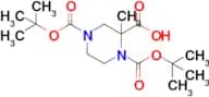 1,4-Bis(tert-butoxycarbonyl)-2-methylpiperazine-2-carboxylic acid