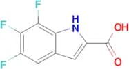 5,6,7-Trifluoro-1H-indole-2-carboxylic acid