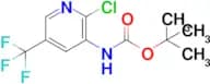 tert-Butyl (2-chloro-5-(trifluoromethyl)pyridin-3-yl)carbamate