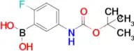 (5-((tert-Butoxycarbonyl)amino)-2-fluorophenyl)boronic acid