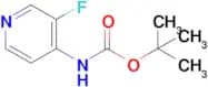 tert-Butyl (3-fluoropyridin-4-yl)carbamate