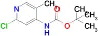 tert-Butyl (2-chloro-5-methylpyridin-4-yl)carbamate