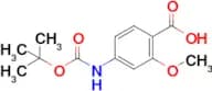 4-((tert-Butoxycarbonyl)amino)-2-methoxybenzoic acid