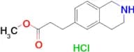 Methyl 3-(1,2,3,4-tetrahydroisoquinolin-6-yl)propanoate hydrochloride