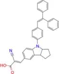 (E)-2-Cyano-3-(4-(4-(2,2-diphenylvinyl)phenyl)-1,2,3,3a,4,8b-hexahydrocyclopenta[b]indol-7-yl)acry…