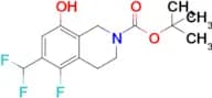 tert-Butyl 6-(difluoromethyl)-5-fluoro-8-hydroxy-3,4-dihydroisoquinoline-2(1H)-carboxylate