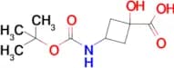 3-((tert-Butoxycarbonyl)amino)-1-hydroxycyclobutanecarboxylic acid