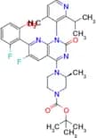 (3S)-tert-Butyl 4-(6-fluoro-7-(2-fluoro-6-hydroxyphenyl)-1-(2-isopropyl-4-methylpyridin-3-yl)-2-ox…
