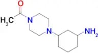 1-(4-(3-Aminocyclohexyl)piperazin-1-yl)ethanone