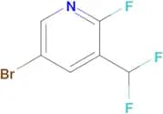 5-Bromo-3-(difluoromethyl)-2-fluoropyridine