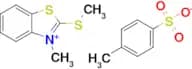 3-Methyl-2-(methylthio)benzo[d]thiazol-3-ium 4-methylbenzenesulfonate