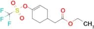 Ethyl 2-(4-(((trifluoromethyl)sulfonyl)oxy)cyclohex-3-en-1-yl)acetate
