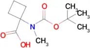 1-((tert-Butoxycarbonyl)(methyl)amino)cyclobutanecarboxylic acid