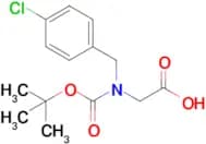 2-((tert-Butoxycarbonyl)(4-chlorobenzyl)amino)acetic acid