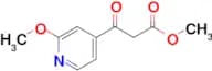 Methyl 3-(2-methoxypyridin-4-yl)-3-oxopropanoate