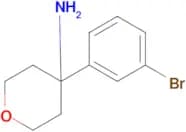4-(3-Bromophenyl)tetrahydro-2H-pyran-4-amine