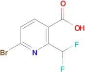 6-Bromo-2-(difluoromethyl)nicotinic acid