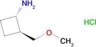 (1S,2S)-2-(Methoxymethyl)cyclobutanamine hydrochloride
