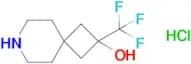 2-(Trifluoromethyl)-7-azaspiro[3.5]nonan-2-ol hydrochloride