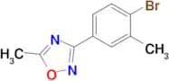 3-(4-Bromo-3-methylphenyl)-5-methyl-1,2,4-oxadiazole