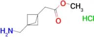 Methyl 2-(3-(aminomethyl)bicyclo[1.1.1]pentan-1-yl)acetate hydrochloride