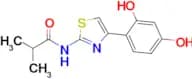 N-(4-(2,4-Dihydroxyphenyl)thiazol-2-yl)isobutyramide