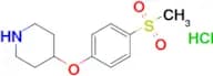 4-(4-(Methylsulfonyl)phenoxy)piperidine hydrochloride