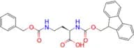 (R)-2-((((9H-Fluoren-9-yl)methoxy)carbonyl)amino)-4-(((benzyloxy)carbonyl)amino)butanoic acid