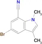 5-Bromo-1,3-dimethyl-1H-indole-7-carbonitrile