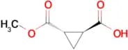 (1S,2S)-2-(Methoxycarbonyl)cyclopropanecarboxylic acid