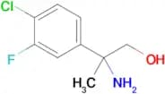 2-Amino-2-(4-chloro-3-fluorophenyl)propan-1-ol