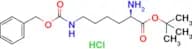 (R)-tert-Butyl 2-amino-6-(((benzyloxy)carbonyl)amino)hexanoate hydrochloride