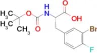 (S)-3-(3-Bromo-4-fluorophenyl)-2-((tert-butoxycarbonyl)amino)propanoic acid