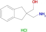 (2-(Aminomethyl)-2,3-dihydro-1H-inden-2-yl)methanol hydrochloride