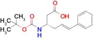 (S,E)-3-((tert-Butoxycarbonyl)amino)-6-phenylhex-5-enoic acid