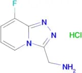 (8-Fluoro-[1,2,4]triazolo[4,3-a]pyridin-3-yl)methanamine hydrochloride