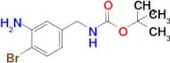tert-Butyl 3-amino-4-bromobenzylcarbamate