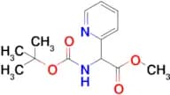 Methyl 2-((tert-butoxycarbonyl)amino)-2-(pyridin-2-yl)acetate