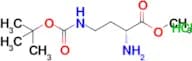 Methyl (R)-2-amino-4-((tert-butoxycarbonyl)amino)butanoate hydrochloride