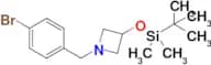 1-(4-Bromobenzyl)-3-((tert-butyldimethylsilyl)oxy)azetidine