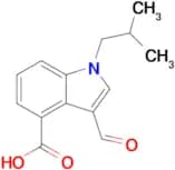 3-Formyl-1-isobutyl-1H-indole-4-carboxylic acid